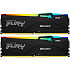 Модуль памяти DIMM 64Gb 2х32Gb DDR5 PC44800 5600MHz Kingston Fury Beast RGB Black (KF556C40BB2AK2-64)