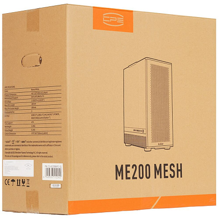 Корпус ATX Miditower PcCooler ME200 Mesh WH White