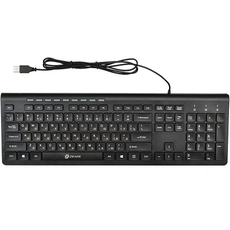 Клавиатура Oklick 480M Black slim Multimedia