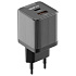 Сетевое зарядное устройство Wifit WiCharge GC1 45W USB A + Type-C черное