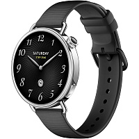 Умные часы Xiaomi Watch S4 41mm RU Fluororubber Strap Black