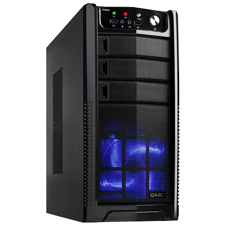 Корпус ATX Miditower GMC Force Black