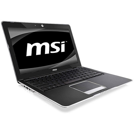 Ноутбук MSI X-Slim X370-455RU AMD E1 1200/2Gb/320Gb/AMD HD6310/13.3"/WF/BT/Cam/Win7St Black