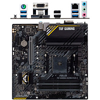Материнская плата ASUS TUF Gaming A520M-Plus II A520 Socket AM4 4xDDR4, 4xSATA3, RAID, 1xM.2, 1xPCI-E16x, 4xUSB3.2, D-Sub, DP, HDMI, Glan, mATX