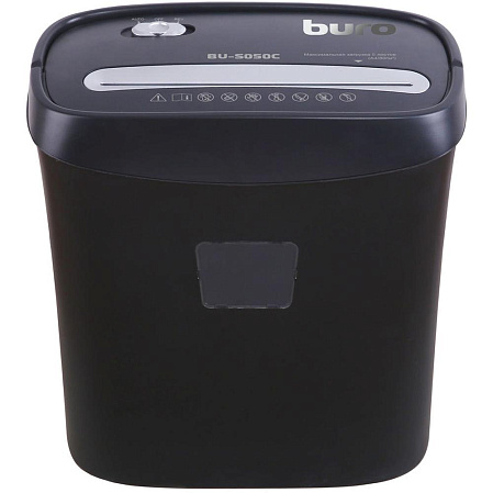 Уничтожитель бумаг Buro Home BU-S050C (секр.P-3)/фрагменты/5лист./13лтр./пл.карты