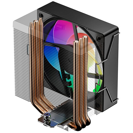 Охлаждение CPU Cooler for CPU ID-COOLING SE-903-XT V2 ARGB Black S1155/1156/1150/1200/1700/AM4/AM5