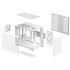 Корпус MicroATX Minitower Deepcool CG330 3F WH белый