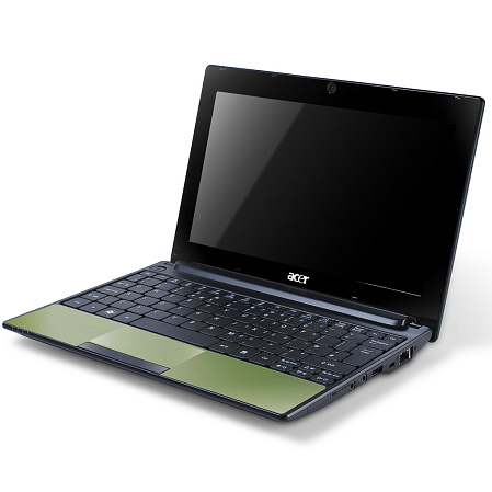 Нетбук Acer Aspire One D AO522-C5Dgrgr AMD C50C/1Gb/250Gb/W7ST/10"/Cam/green / Win Start