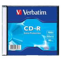 Оптический диск CDR диск Verbatim DL 700Mb 52x Slimcase